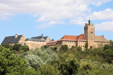 Fototapeta na wymiar Schloss Allstedt in Sachsen-Anhalt_02