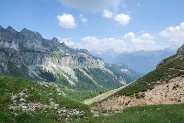 Trip over Tschager Joch, Rosengarten