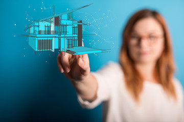 Smart home and future concept