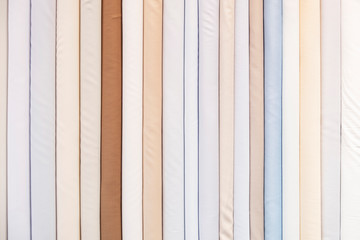 Selection of shirt fabrics