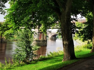 Obraz premium Avenham and Miller Park in Preston, Lancashire 