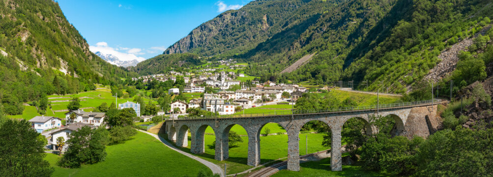 Das Kreisviadukt von Brusio 