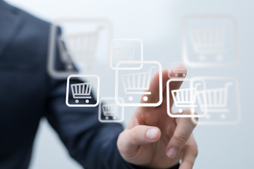 concept sale digital in hand