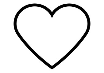 gz393 GrafikZeichnung - german - Herz: english - heart: simple template - DIN A3, A4 - xxl g8400