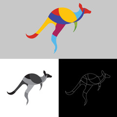 Rainbow Kangroo