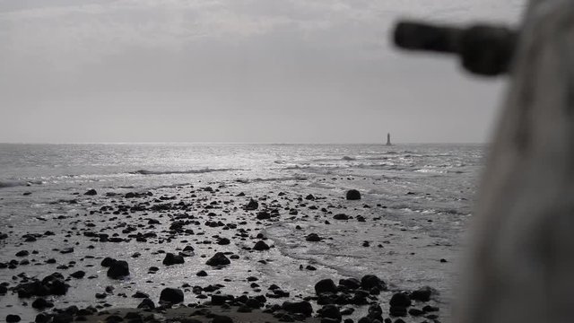View into the ocean from the western most tip of Africa in Dakar, Senegal