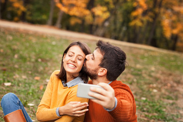 Fototapeta premium Selfies for remembers