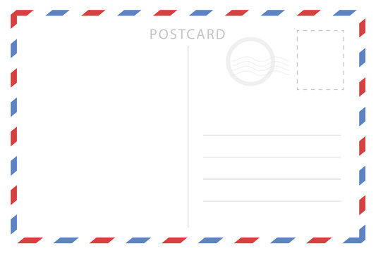 Postcard blank. Form to fill.
