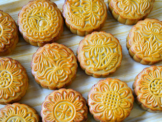 Chinese style traditional moon cake