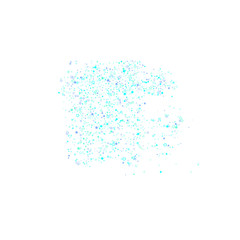 Blue, cyan, turquoise glitter stars confetti
