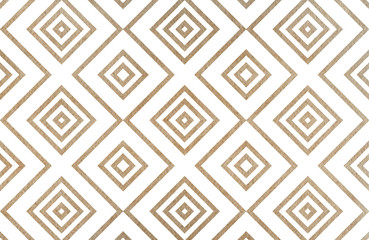 Watercolor geometrical pattern.