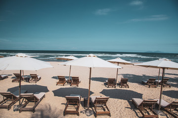 Da nang beach views, in central Vietnam