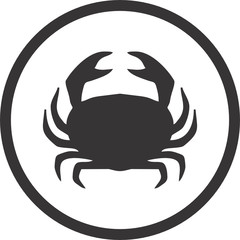 Contains Crustacean Symbol for Food Packaging Label