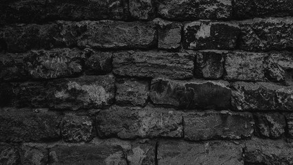 Background texture of grunge brick wall in industrial loft style