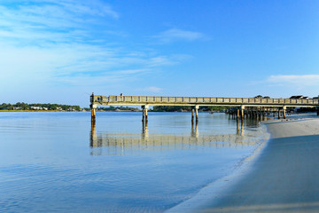 Fishing Pier in the morning sun