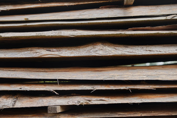 Wooden boards. Texture of wooden thin boards