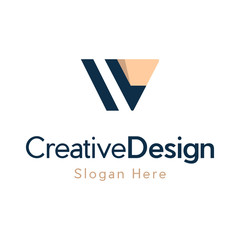 Letter V Pencil Logo Design Template Inspiration, Vector Illustration. Letter V Pencil Logo Design Vector Icon Graphic Emblem Illustration Background Template