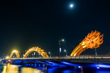 The Dragon Bridge in Da Nang, Vietnam