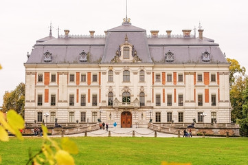 Fototapeta premium Ancient architecture: view of the ancient European Palace.