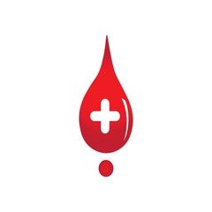 Obraz premium blood logo vector