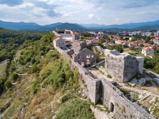 Fototapeta na wymiar The Fort Bedem tvrđava Bedem) in Nikšić, Montenegro, is one of the largest Ottoman fortifications in this area which is positioned non former roman citadel