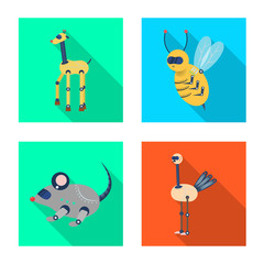 Vector illustration of toy and science icon. Collection of toy and toy stock vector illustration.