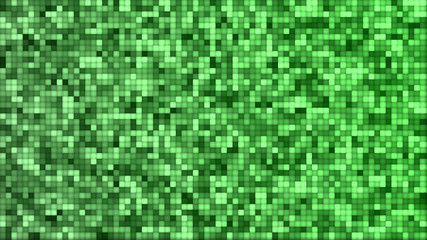 Glitter vintage bright green lights background.
