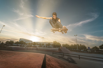 Skate day with a boy