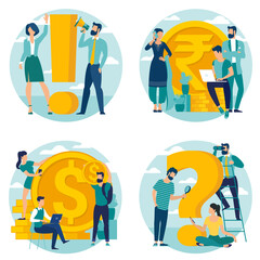 Exclamation and question mark.