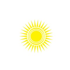 sun logo vector