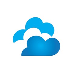 Fototapeta premium cloud logo vector