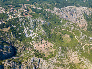Red Lake (Crveno jezero) Blue Lake (Plavo jezero) and sourrounding lakes of Imotsko Polje, Croatia are sites of greatest landscape diversity of Europe. 
