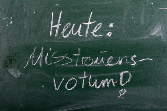 Heute Misstrauensvotum - Symbolfoto