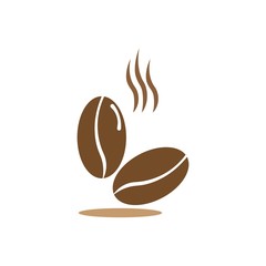 coffee bean logo vector