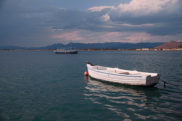 boat on the sea