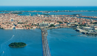 Venice from the plane