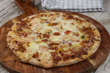 pizza fruits de mer