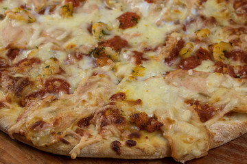 pizza fruits de mer