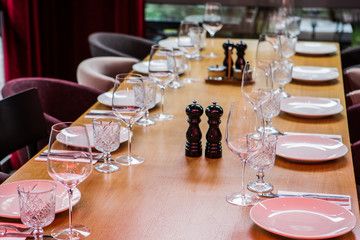 table in restaurant