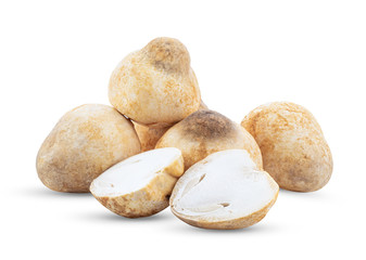 Fototapeta premium straw mushroom isolated on white background