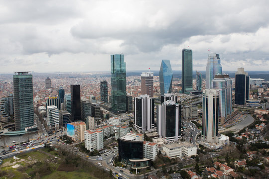 Maslak City In İstanbul