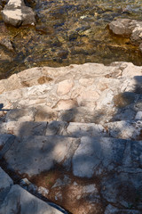 Beach in the area of Supetar. Brac island . Croatia