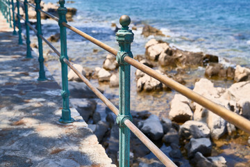 Baluster in the Adriatic sea