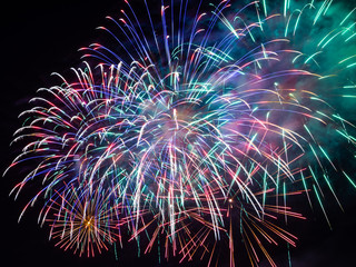 fireworks in the sky