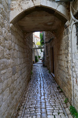 Streets of Split city. Croatia
