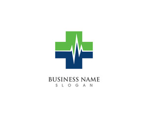 Medical logo design template vector