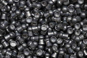 Pile of lead air-gun pellets