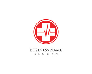 Medical logo design template vector