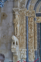 Streets of Split city. Croatia