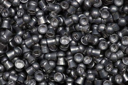 Pile of lead air-gun pellets